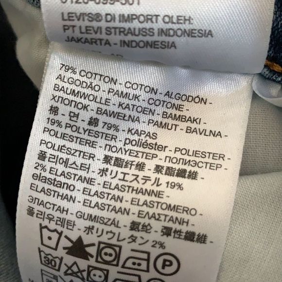 Levi’s Boyfriend Jean with Stretch Womens Sz 31 / 27 - Picture 8 of 10